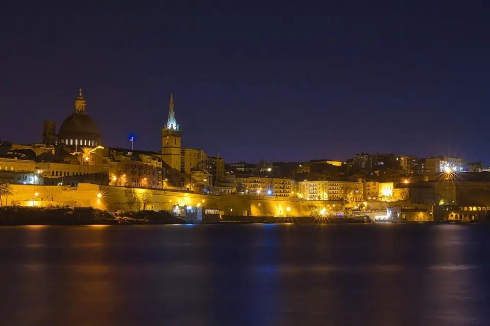 Valletta şehir silueti (Malta)